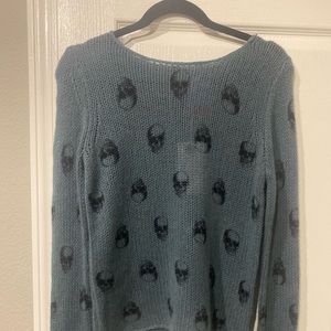 Cashmere Skull 360 Sweater Size S NWT